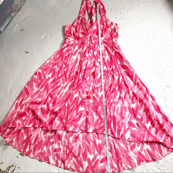 Anthropologie Postmark Silk Midi Floral Dress Size 4 - Picture 7 of 9